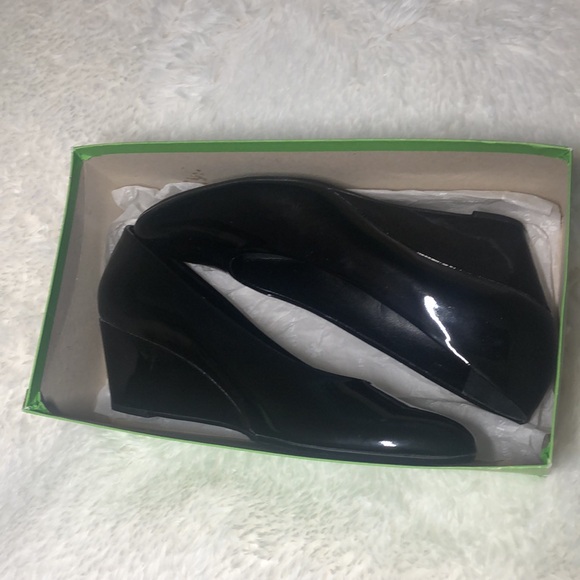 Destiny Meucci of Florence Patent Leather Black Magaly 9 1/2 M NTW Italy 🇮🇹 - Picture 6 of 8